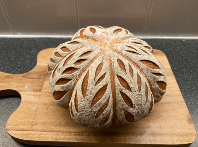 Due to depression at the time I never posted one of my most beautiful loaves every baked: pumpkin! Still want to share it (: