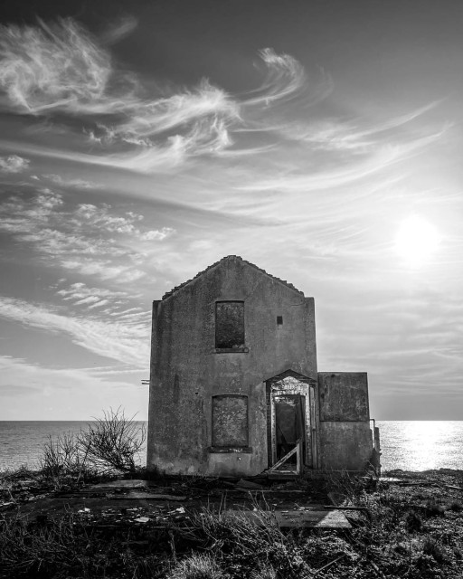 orford ness ruined building