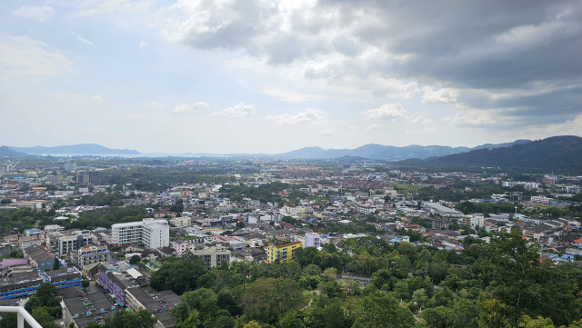 Blick über Phuket Stadt