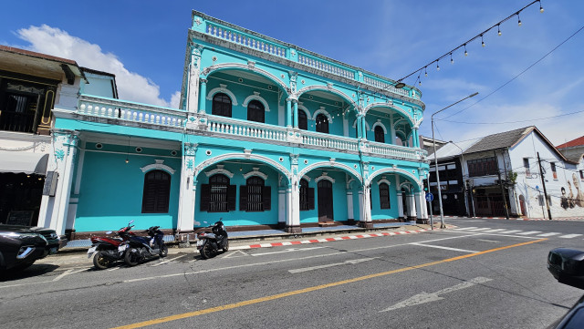 historisches Teehandelshaus in Phuket Alstadt