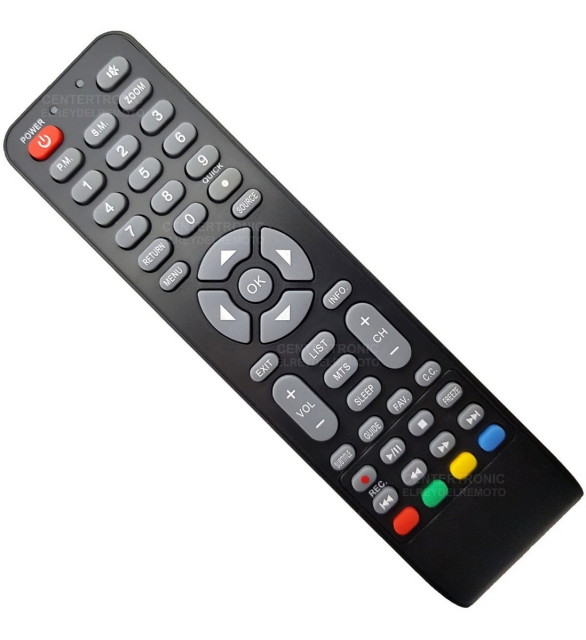 A stock image of a TV remote.