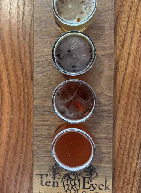 Flight of beer 