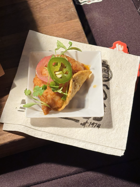 Cat fish tostadas served by Jimmy’s Seafood 