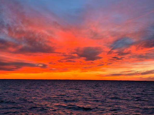 Sunset over the Chesapeake Bay 