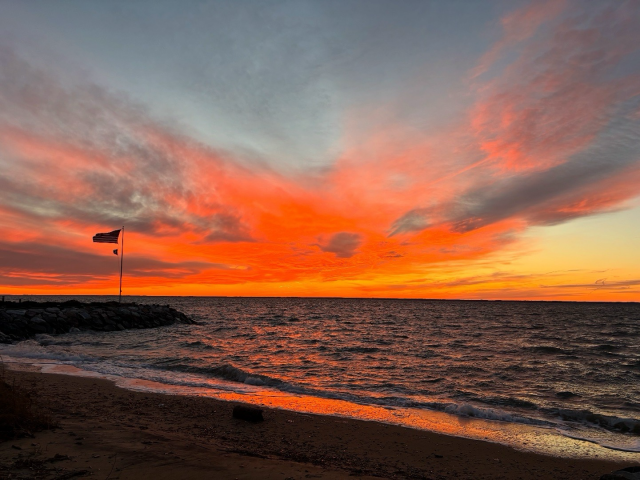 Sunset over the Chesapeake Bay 