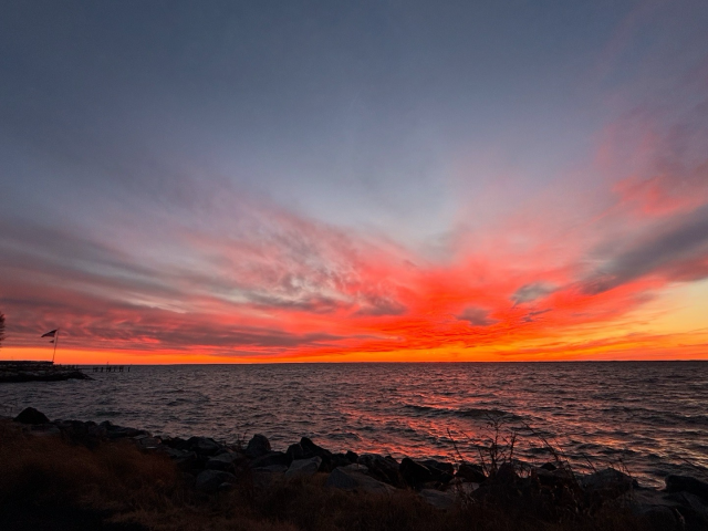 Sunset over the Chesapeake Bay 