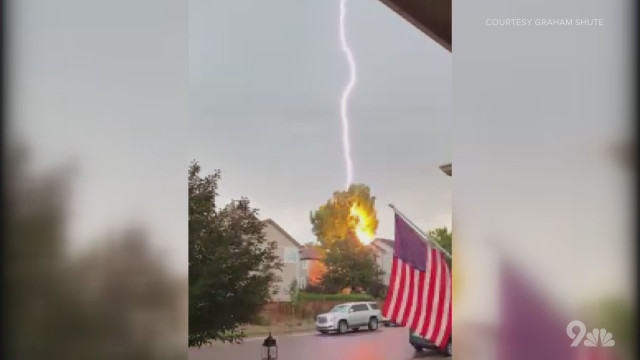 Lightning struck a tree in Parker and this guy caught it on video
Fortunately, it didn't result in any injuries or damage.