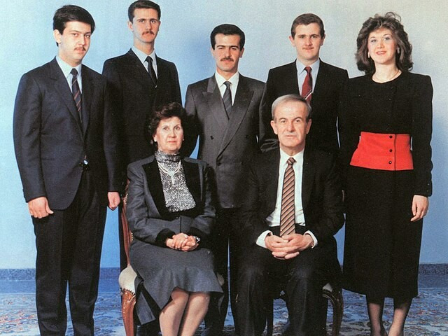 The killer Bashar al-Assad and his family