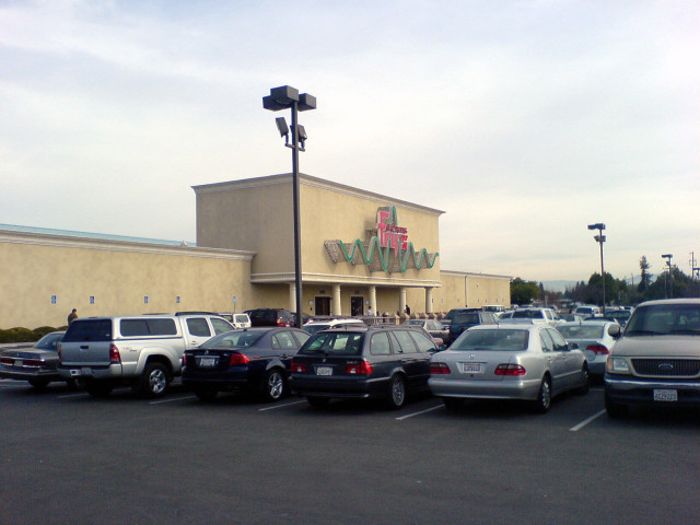 Fry’s Electronics store front. 