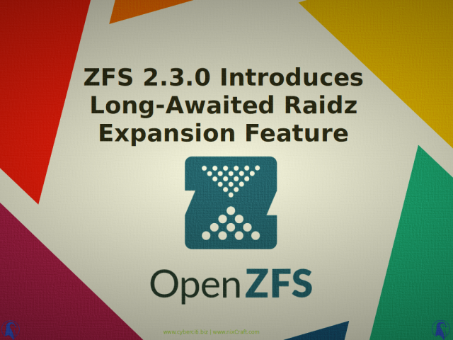Big news for ZFS Linux and Unix users: The latest release, version 2.3.0, finally brings raidz expansion!  No more storage headaches and you can easily add a new HDD. 