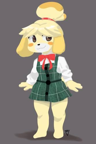 Third time's the charm! I've redrawn Isabelle from Animal Crossing, and she's ready to lend a helping hand (or paw) in your virtual village - just don't ask her to do the paperwork!