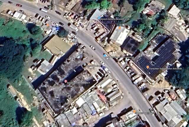 Reference image of pharmacy and super market