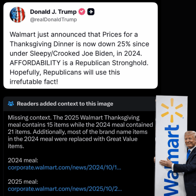 Trump and Walmart have been caught in another lie