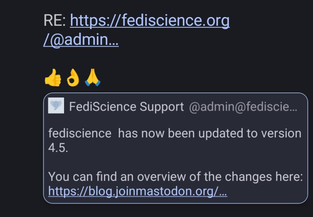 screen capture of problem