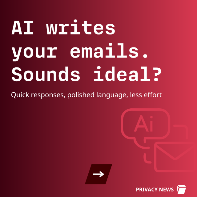 AI writes your emails. Sounds idea? Quick responses, polished language, less effort. 