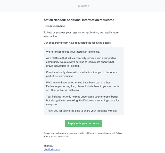 Pixelfed Curated Onboarding