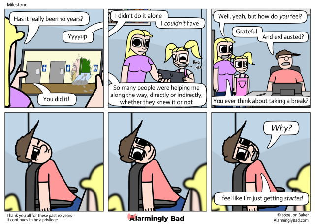 Alarmingly Bad comic for the 10th Anniversary