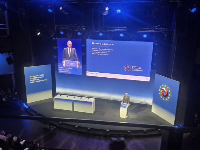 French Minister for Economy, Finance and Digital Sovereignty Roland Lescure