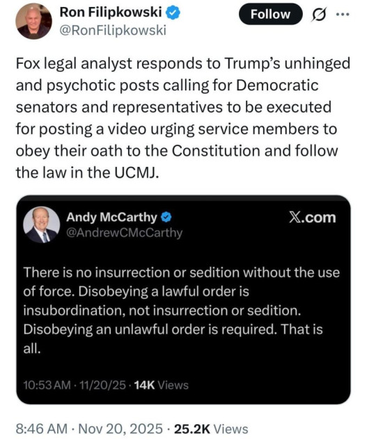 Tells us a lot about the admin’s plans for our military I guess.