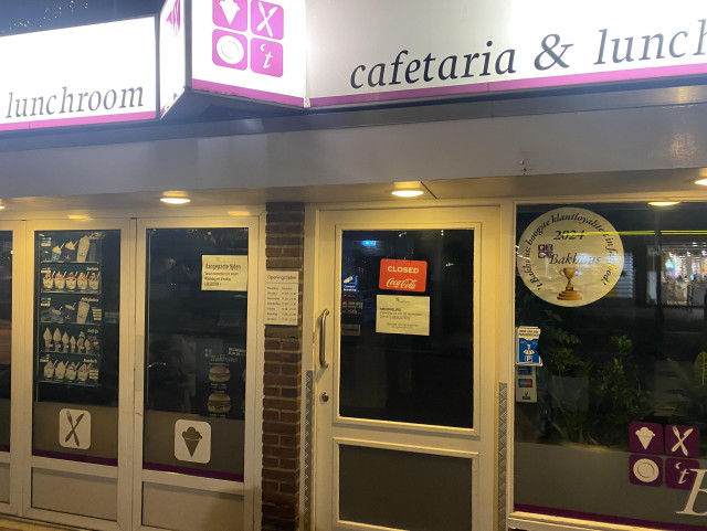 Storefront. It's all dark