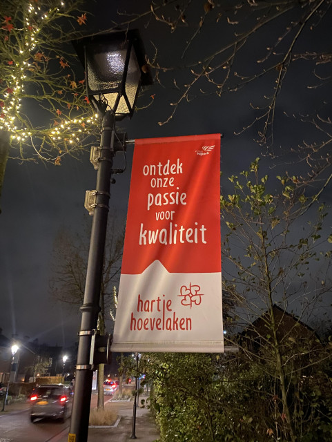 Banner. Discover our passion for quality. - the heart of Hoevelaken 

Fuck yeah.