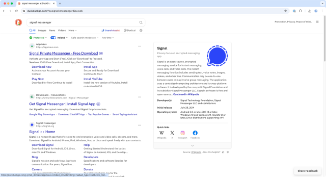 Screenshot of the state of affairs described in the post.