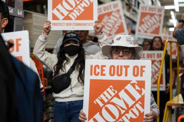 Economic boycott and sit-in protests at Home Depots are working
