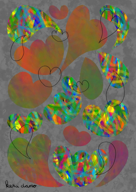 Digital artwork by visual artist Kera Damo from The Hague / Digitaal kunstwerk van beeldend kunstenaar Kera Damo uit Den Haag