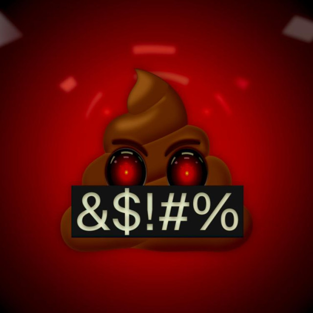 https://pluralistic.net/2025/12/05/pop-that-bubble/#u-washington

The staring red eye of HAL 9000 from Stanley Kubrick's '2001: A Space Odyssey. In the center is the poop emoji from the cover of the US edition of 'Enshittification,' with angry eyebrows and a black, grawlix-scrawled bar over its mouth. The poop emoji's eyes have also been replaced with the HAL eye.

Image:
Cryteria (modified)
https://commons.wikimedia.org/wiki/File:HAL9000.svg

CC BY 3.0
https://creativecommons.org/licenses/by/3.0/deed.en
