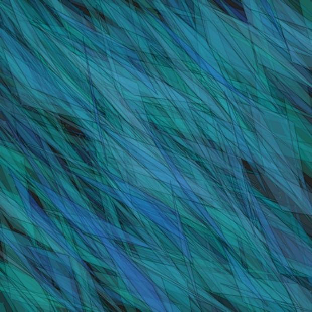 Abstract art that looks a bit like water, with blue, green, and black.