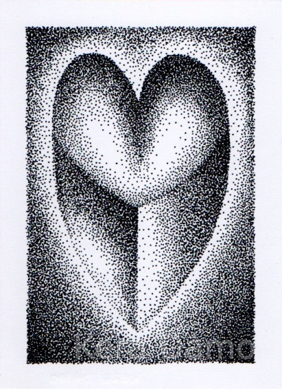 Ink drawing by visual artist Kera Damo from The Hague / Inkttekening van beeldend kunstenaar Kera Damo uit Den Haag