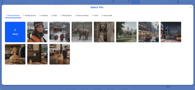 Redesigned Photo Browser with tabbed interface.