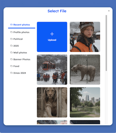 On a tablet in portrait the tabs move into a column to the left.