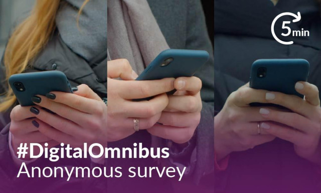 Digital Omnibus anonymous survey, takes 5 minutes