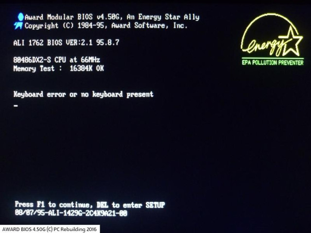 A screenshot of a normal Award Modular Bios. It has two graphics mode logos interspersed with the text mode. An Award logo, and an Energy Star logo.