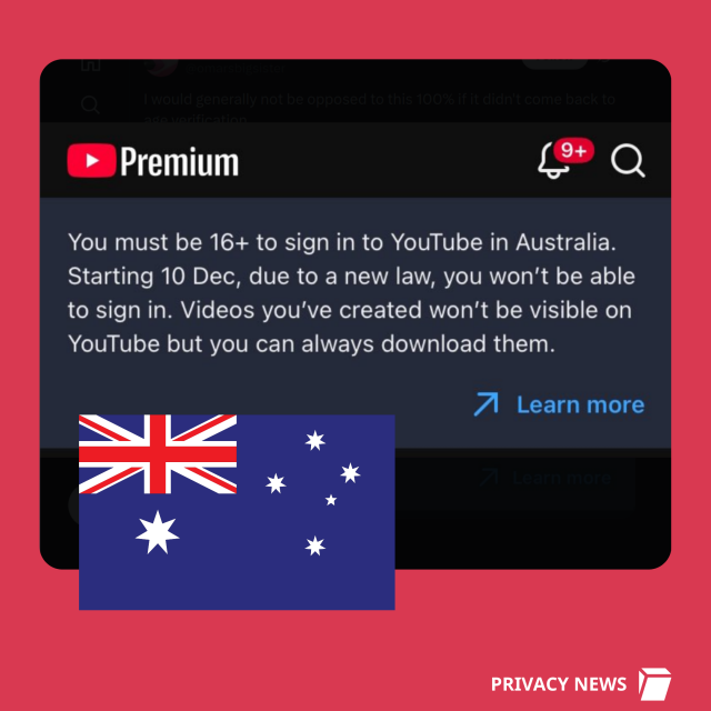 Notice from YouTube: You must be 16+ to sign in to YouTube in Australia. 