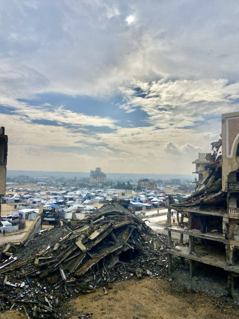 The view from my room window 