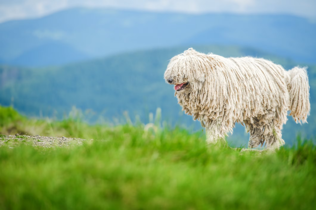 Komondor dog
