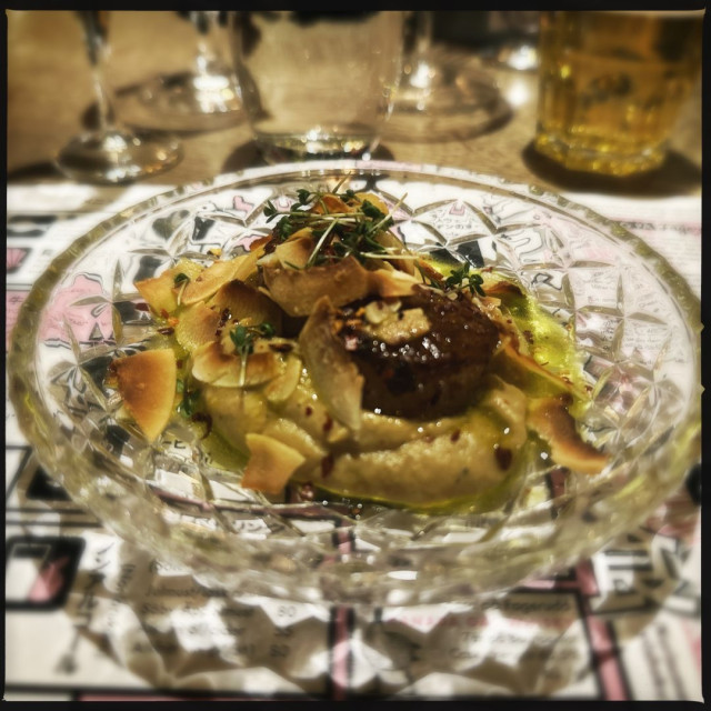 One of the two main courses.