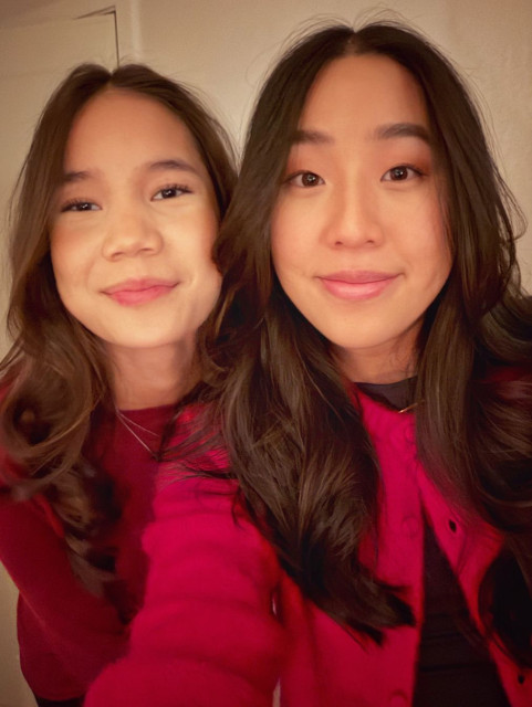 Cousins. My daughter and my (wife’s) sisters daughter.