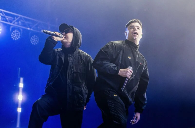 Móglaí Bap (right) argues that it is Ireland’s turn to speak out against oppression.  ANP via ZUMA Press