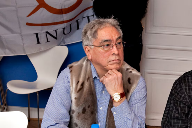 Aqqaluk Lynge, former member of Greenland's parliament and one of the founders of the pro-Greenlandic independence party Inuit Ataqatigiit, Greenlandic politician and author