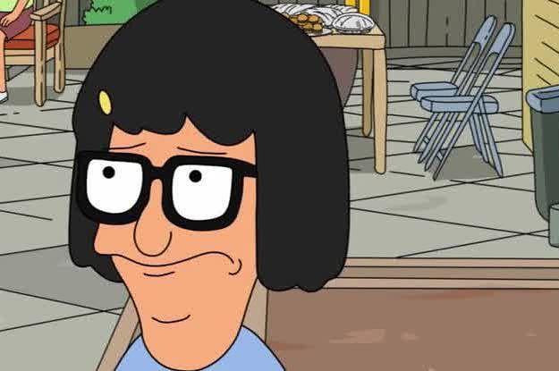Tina from Bob’s Burgers. She looks nervous. 