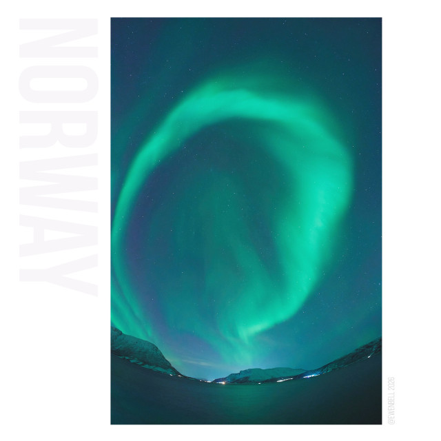 When an East-West band moves back towards the North, at some stage it folds back into itself. Hence we get this loop, if you happen to be standing underneath it at the time.