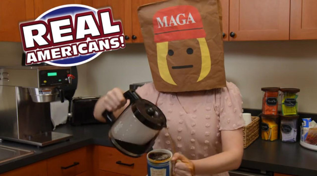 Pour coffee over your hands, it doesn't matter!