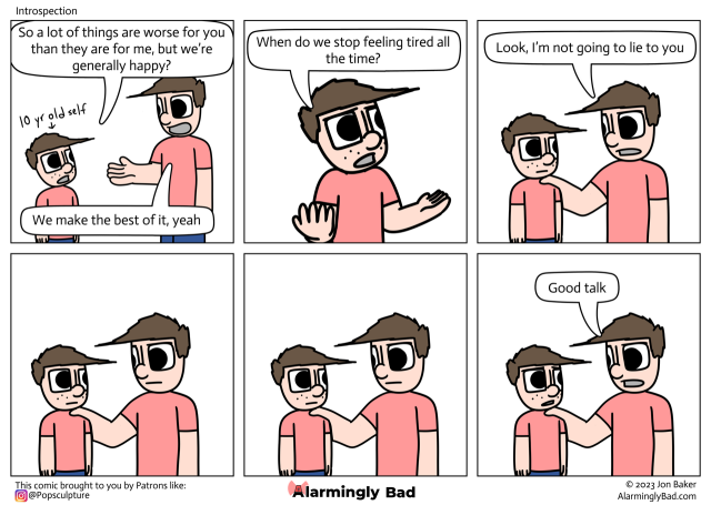 Alarmingly Bad comic about always being tired