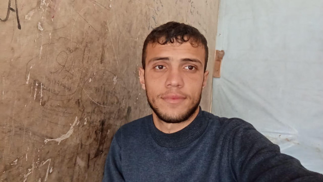 Khaled Zeyada, 21 years old, from Rafah, Gaza Strip, Palestine
