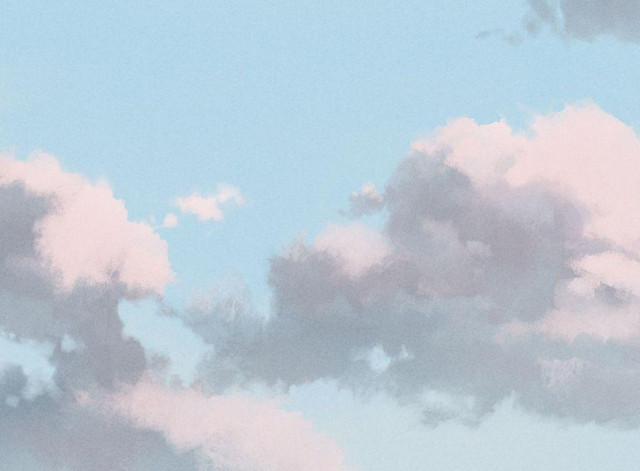 a digital painting of clouds