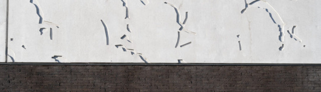 Detail of building in Amsterdam-North