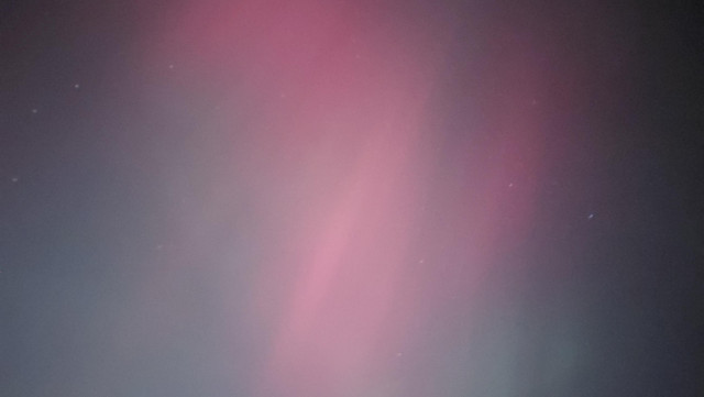 Pink aurora